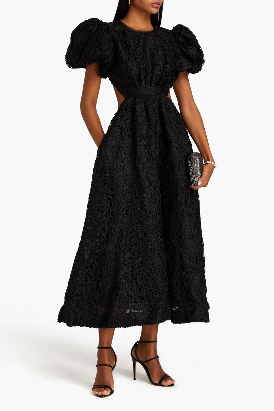 pink lace collar dress 1232B-CUSTOM Lace Collar Tulle Midi Dress-Mauve – whoopikids main image 0