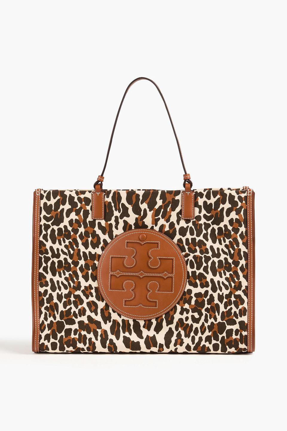【特価!関税込】Tory Burch Ella Leopard-print Canvas Tote Tory Burch Ella Leopard-print Canvas Tote | Lyst Canada
