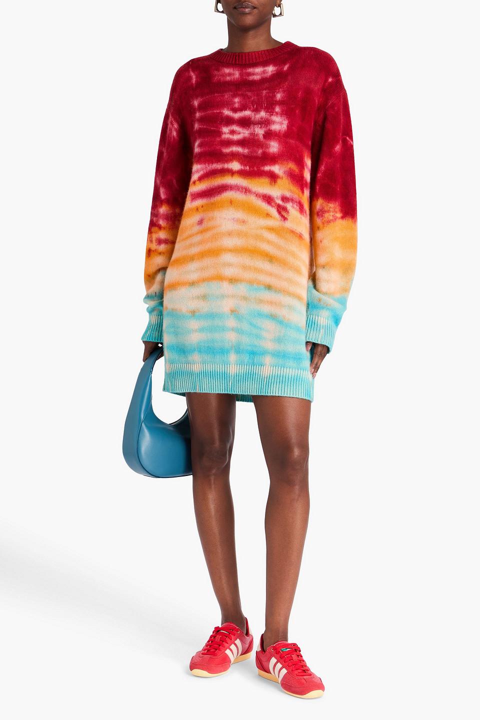 the elder statesman tie dye dress