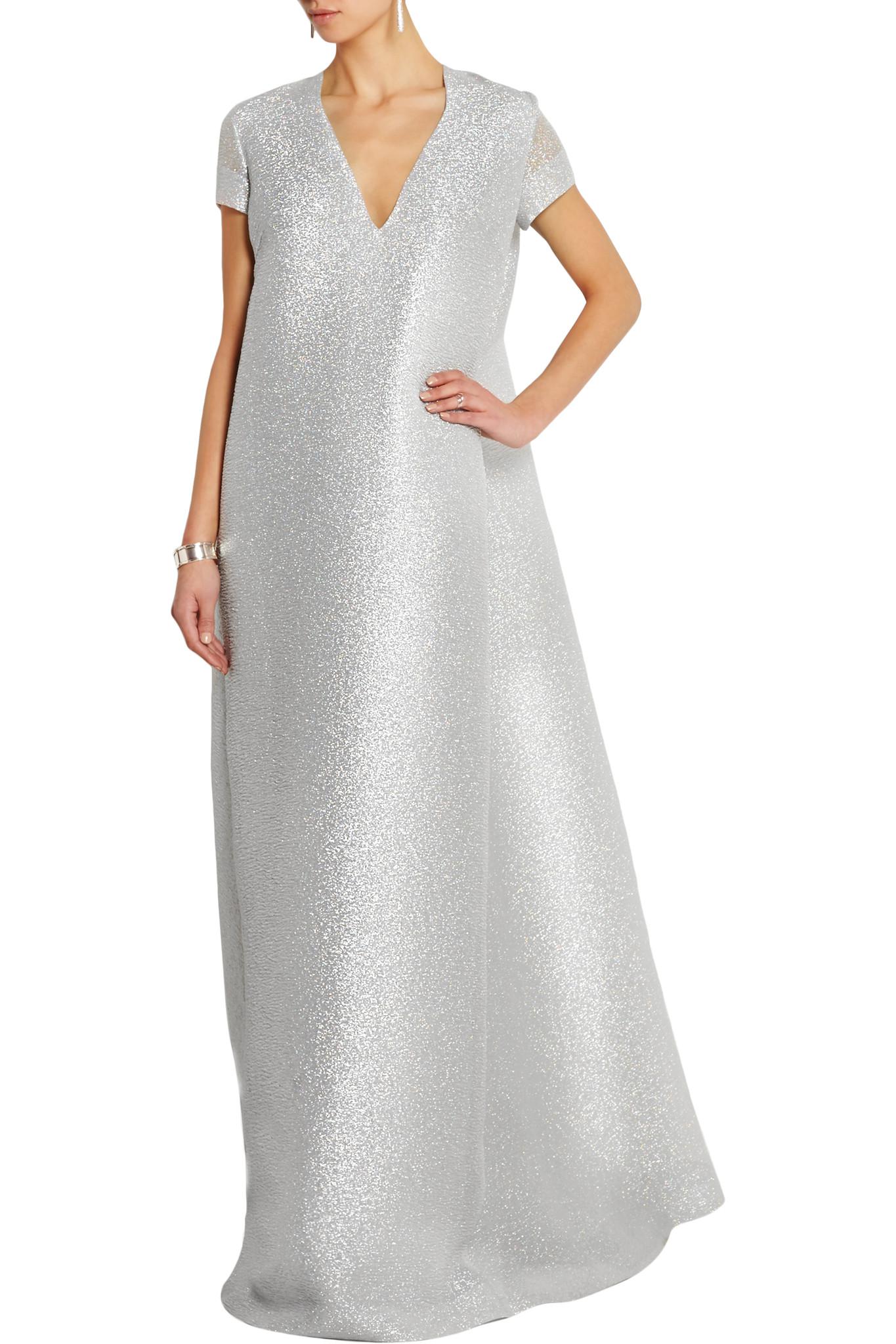 milly silver dress