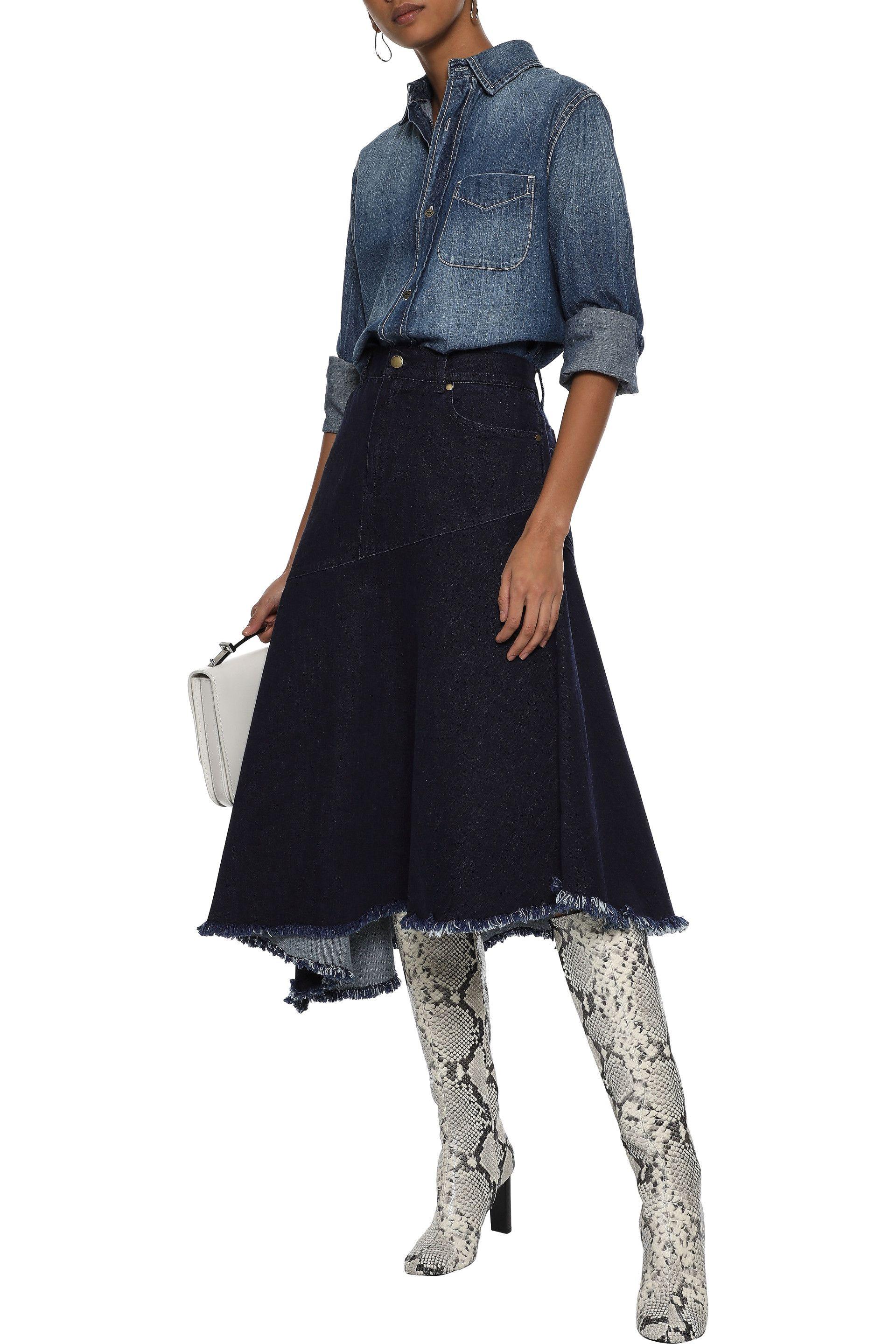 zimmermann denim skirt