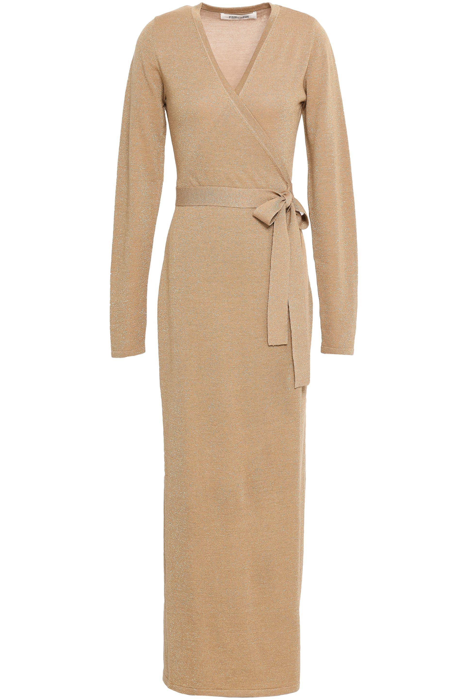 merino wrap dress