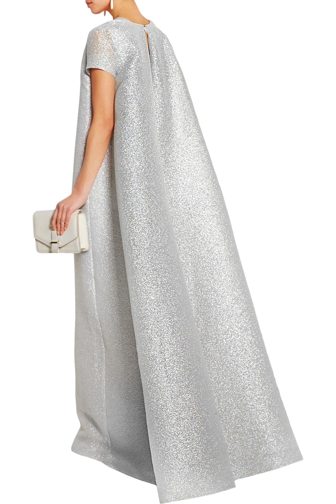Emilia Wickstead Milly Cloqu Gown in Metallic Lyst