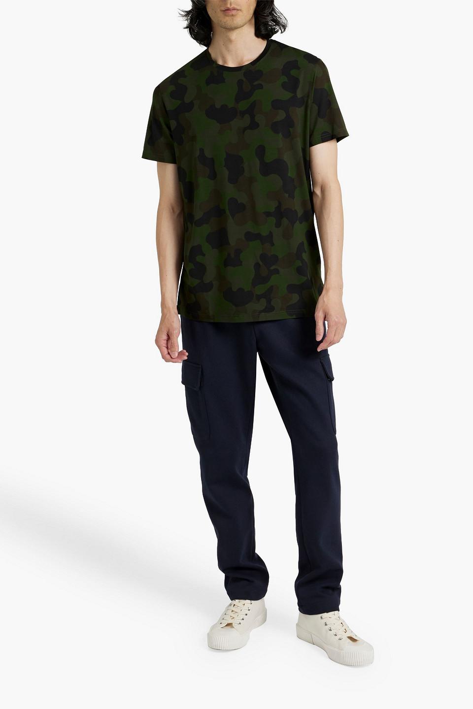 Derek Rose Camouflage-print Stretch-micro Modal Jersey T-shirt in Black for  Men | Lyst