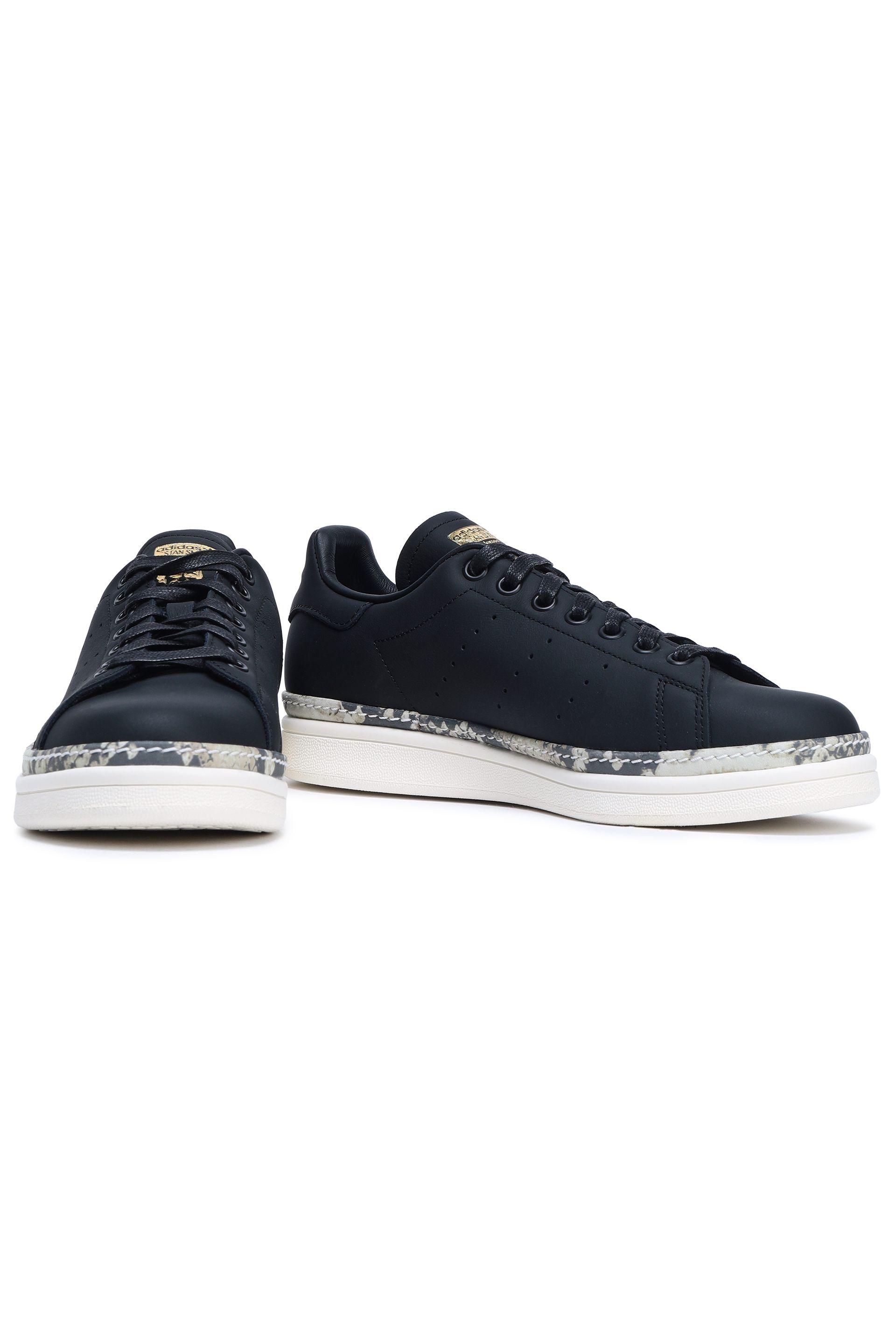 stan smith new bold shoes black