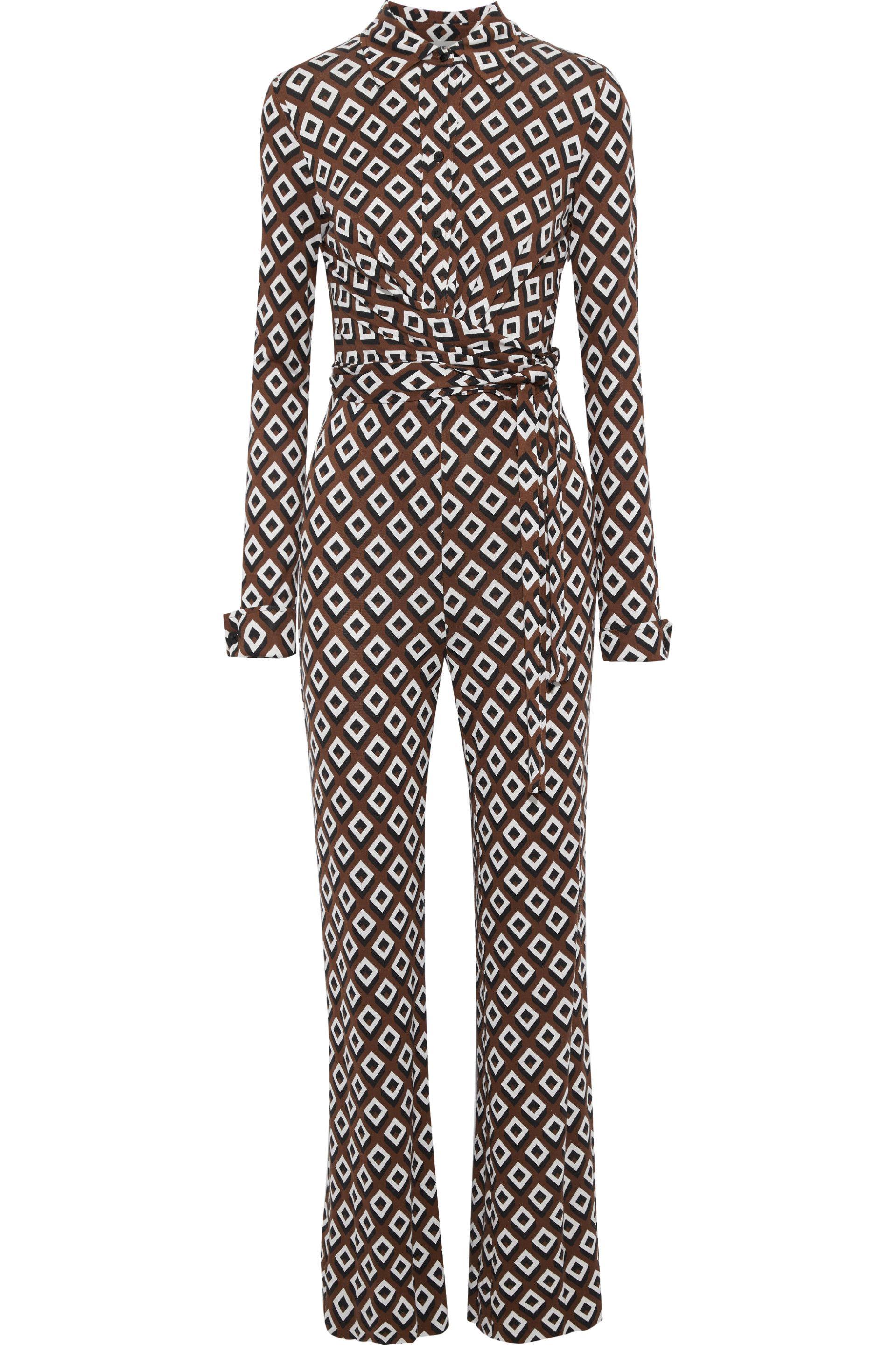 Diane von Furstenberg Michele Wrap-effect Printed Silk Diane von Furstenberg Michele Wrap-effect Printed Silk