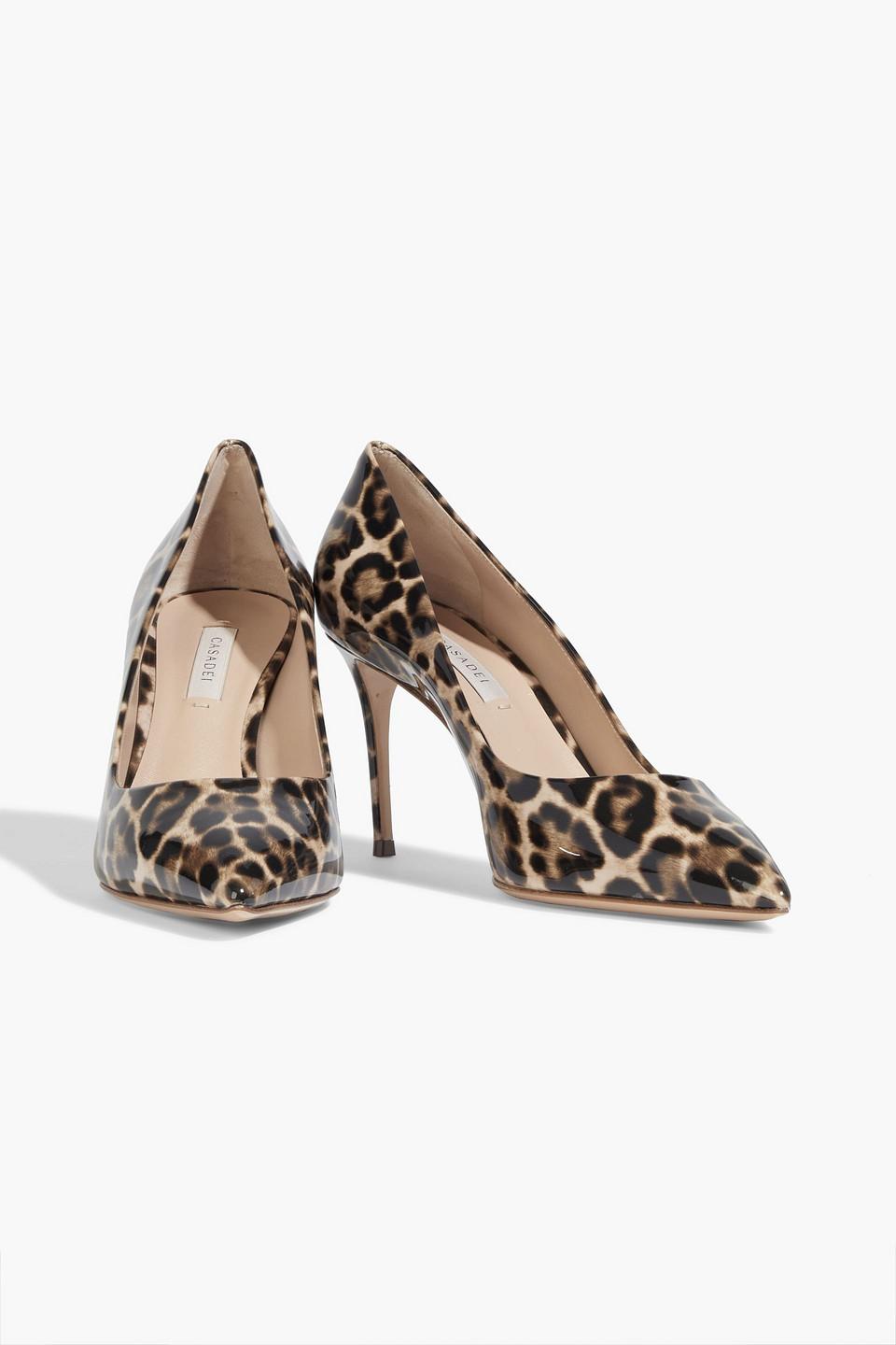 casadei leopard pumps