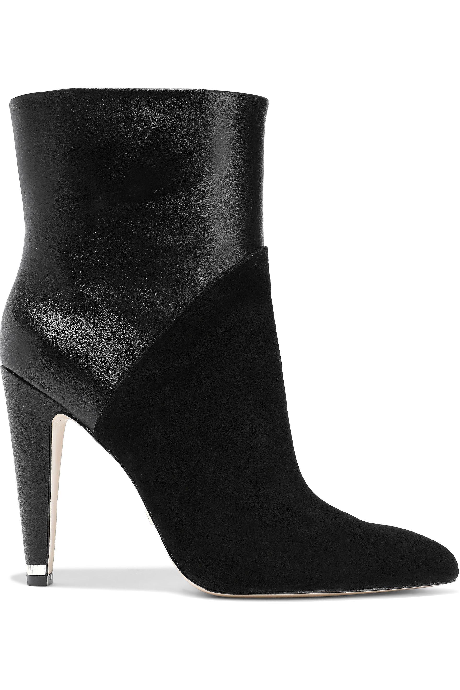donna karan white booties