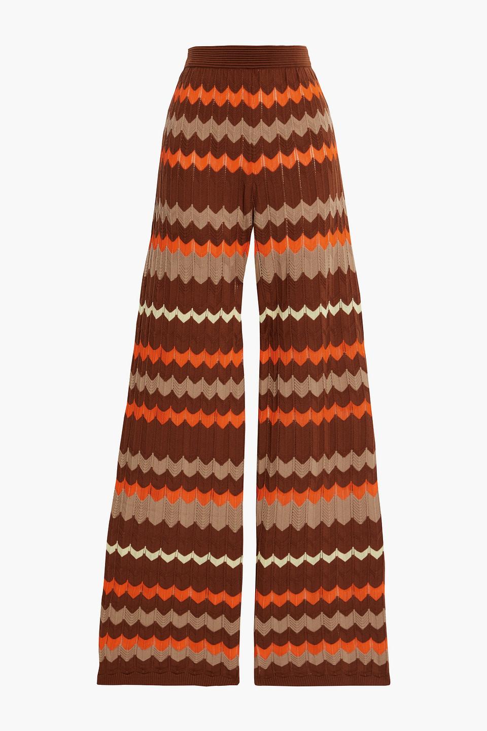 M Missoni Crochet-knit Wool And Cotton 