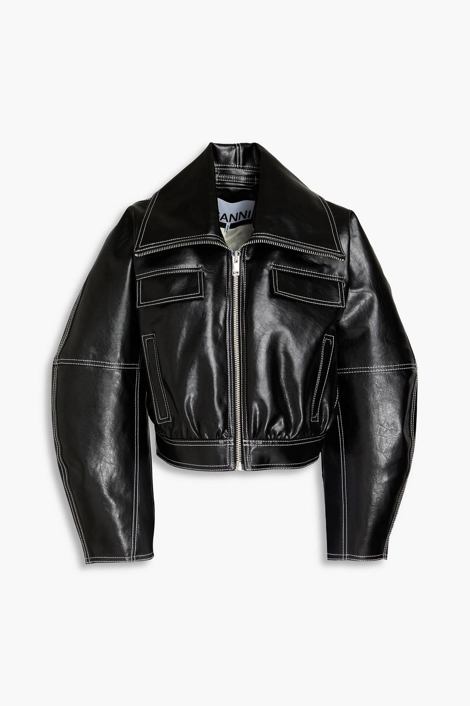 Women s Ganni Leather jackets from C 512 Lyst Canada