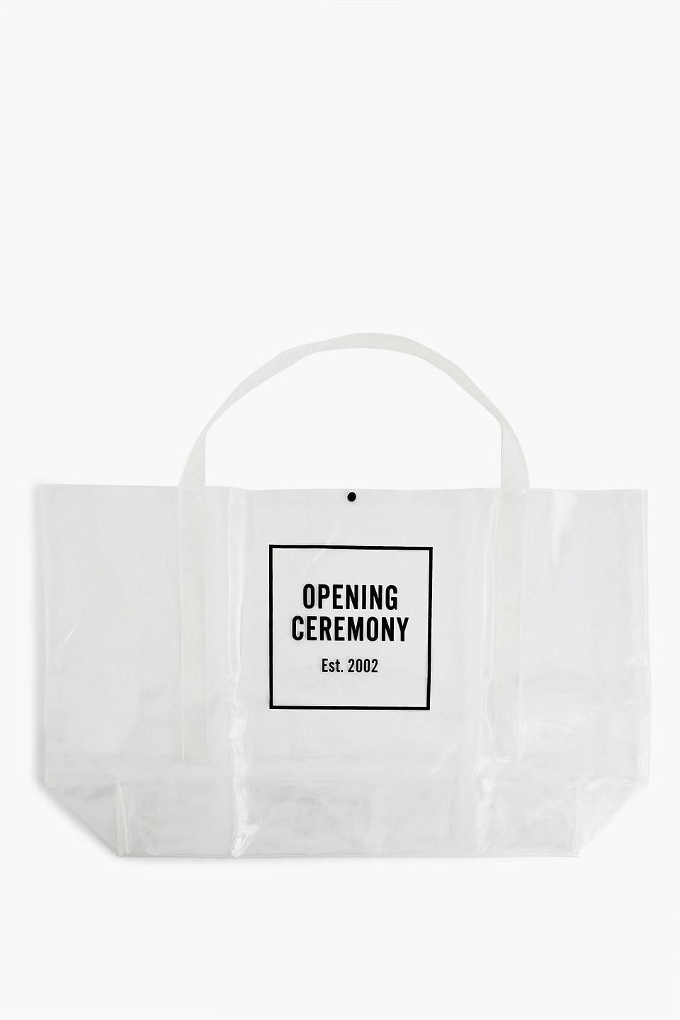 Opening Ceremony Pvc Tote in White | Lyst