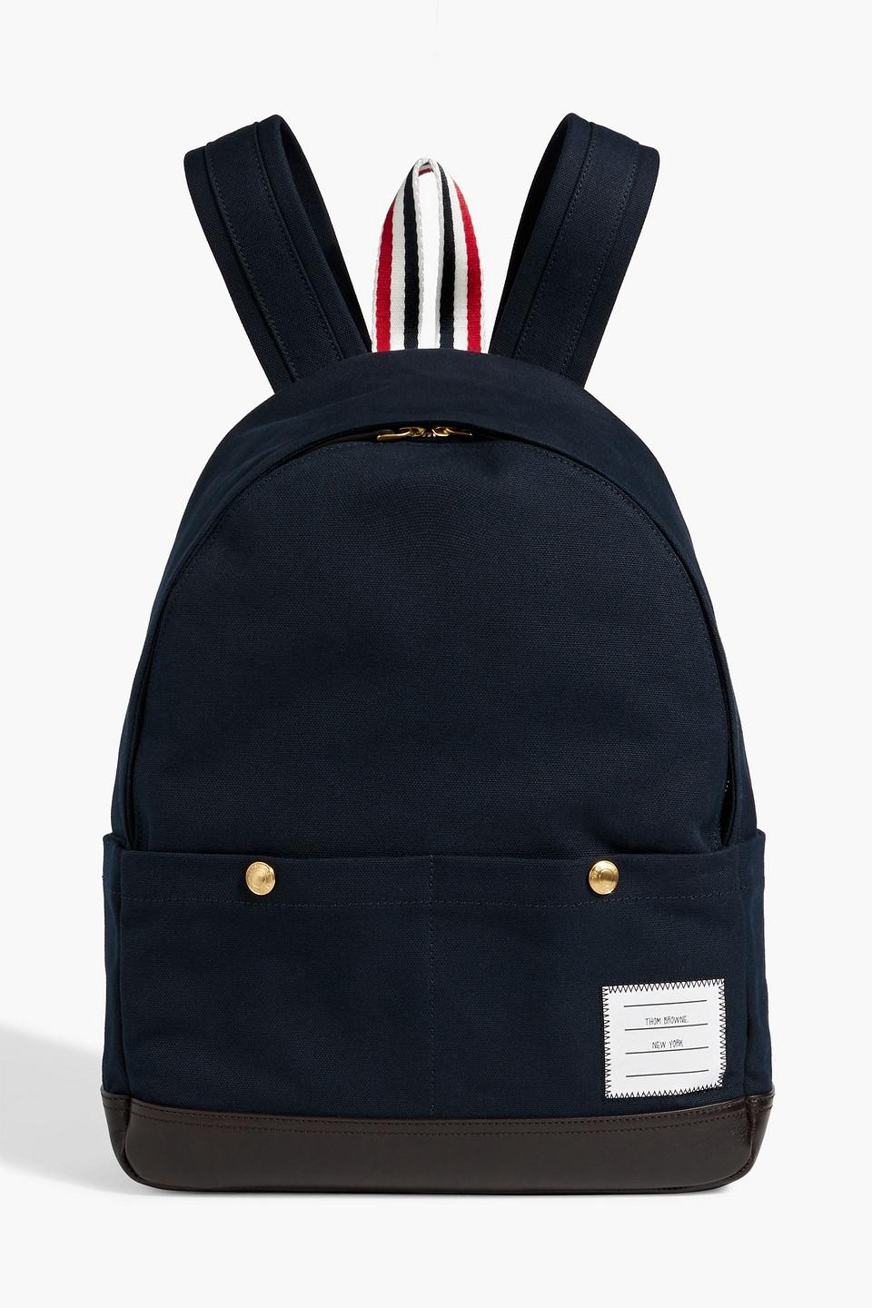 THOM BROWNE　リュックサック　ネイビー THOM BROWNE リュックサック ネイビー