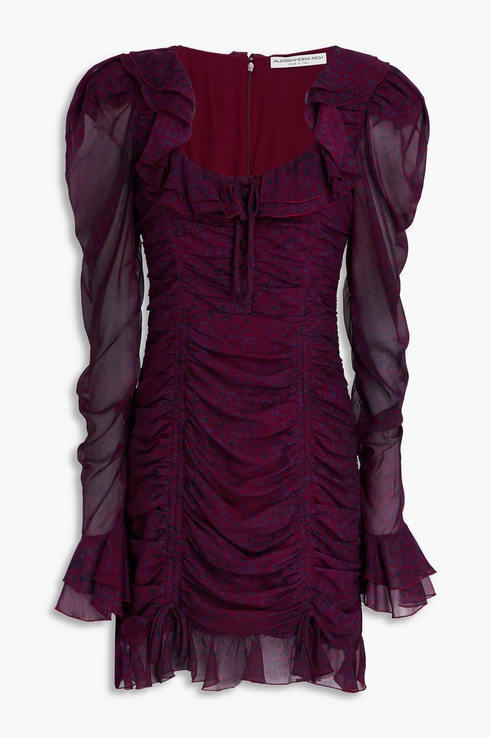 strapless open back dress Alessandra Rich Floral Silk Midi Dress  Runway Catalog