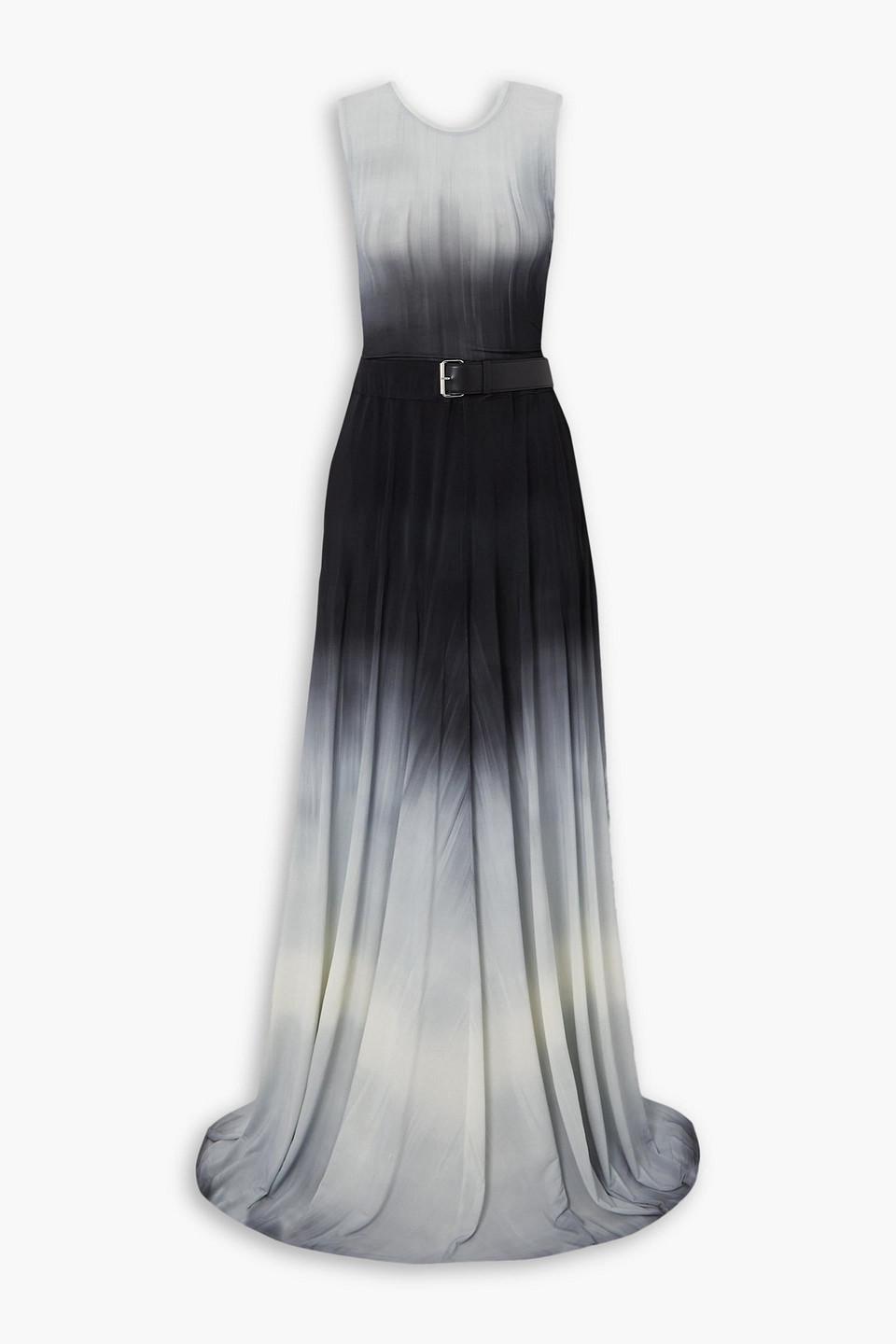 Peter Do Belted Degrade Jersey Maxi Dress in Grey Lyst Canada