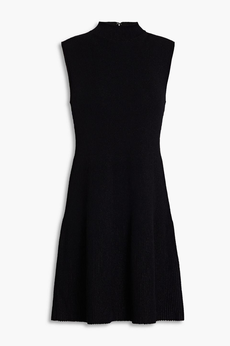 Theory black and white cheap dress