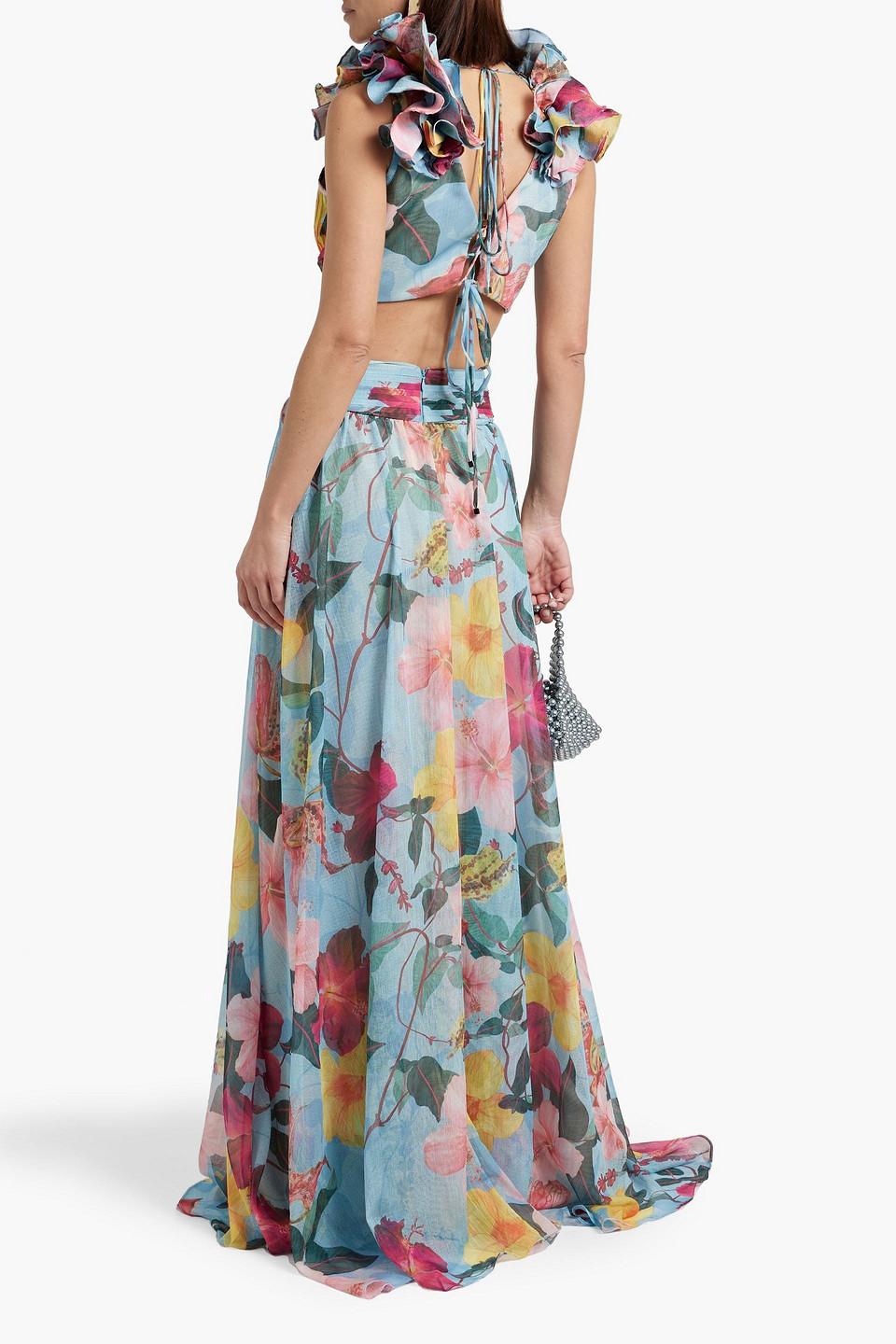 Patbo peony sale bustier dress