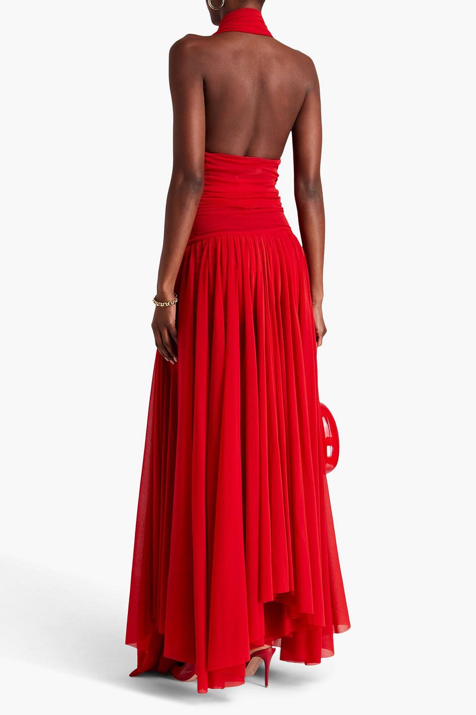 Philosophy Di Lorenzo Serafini Ruched Embellished Tulle
