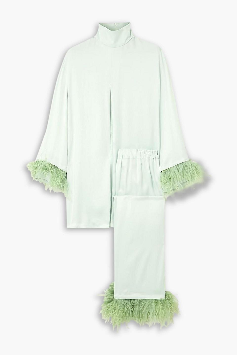 Green Constellation Print Pajama Set