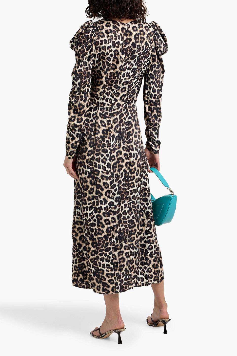 strapless open back dress FARM Rio Leopard Pop Jumpsuit – SPRING FROST Boutique main image 1