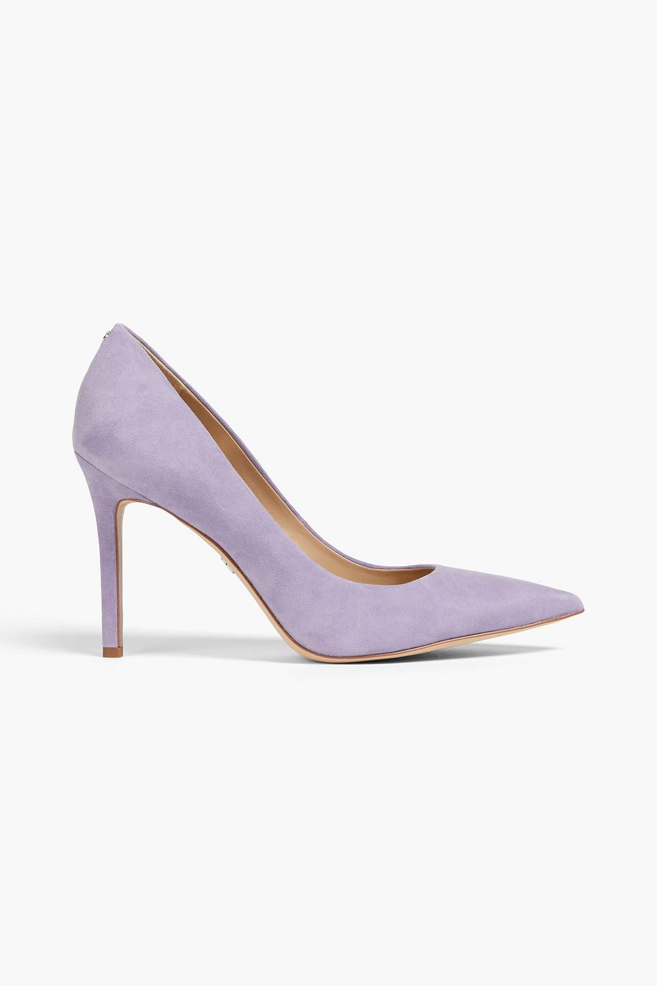 Sam Edelman Suede Pumps in Purple Lyst Canada