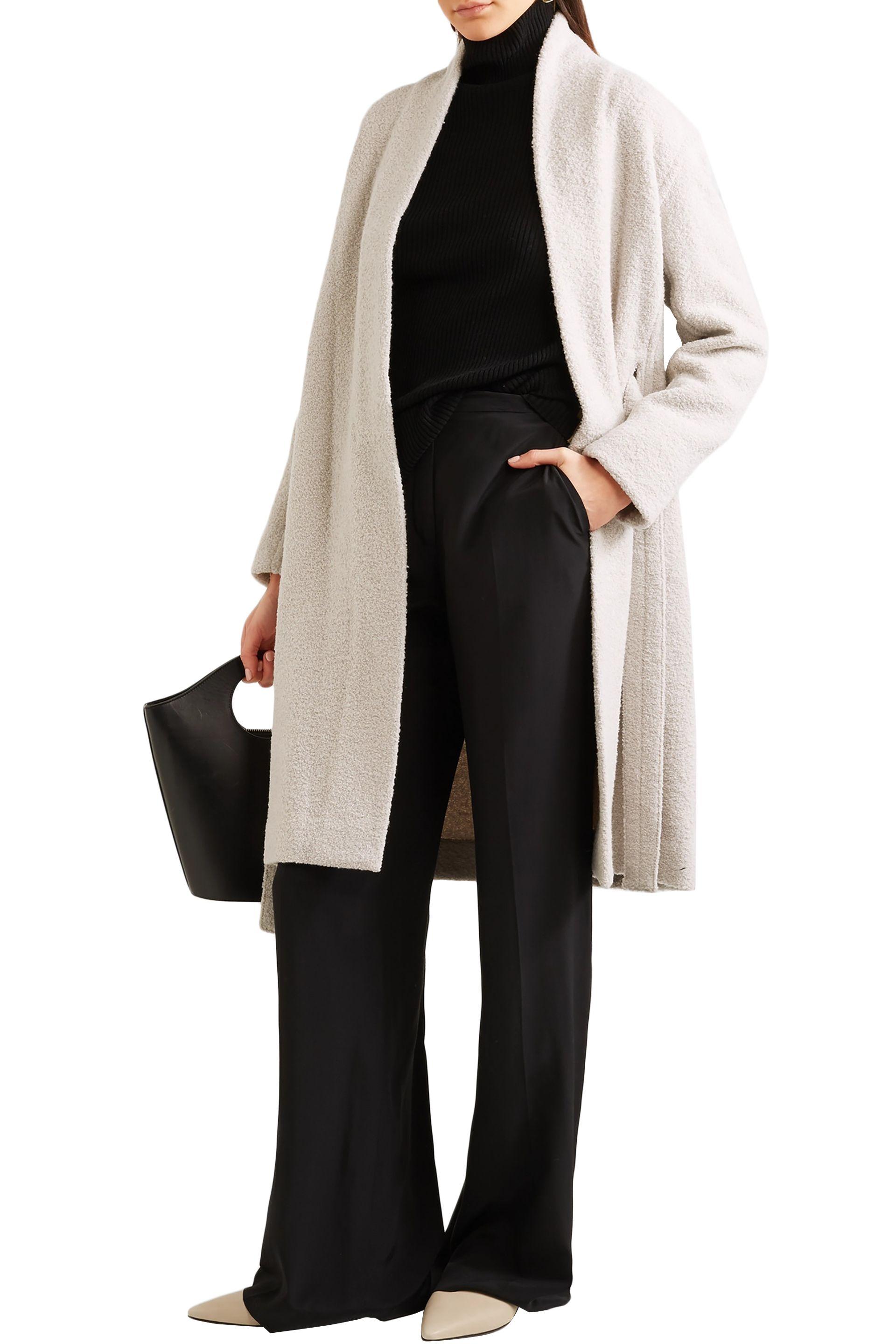 bouclé cardigan coat vince