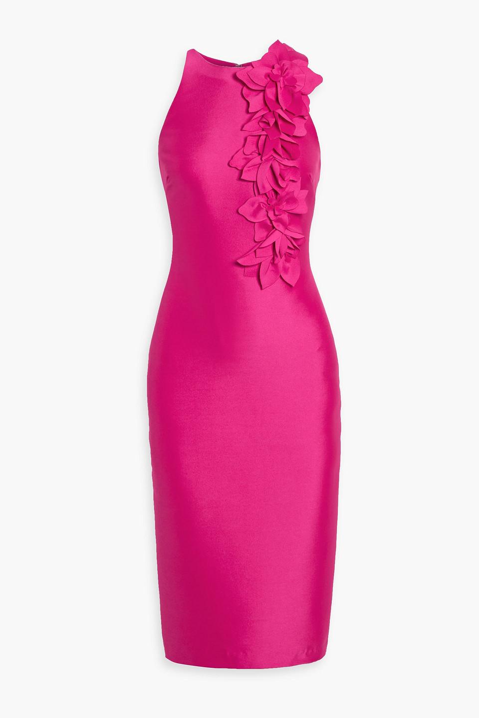 strapless open back dress Nevis Floral Strap Mini Dress by Jewel Badgley Mischka