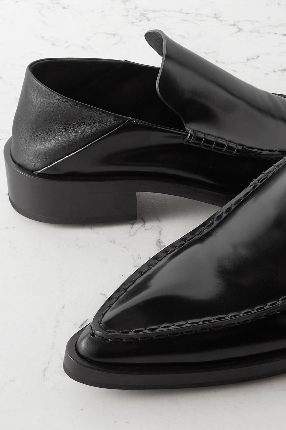 [JILLSTUART]  LEATHER LOAFERS BLACK★5cm★JLSO5E257BK★ JILL BY JILLSTUART】River Leather Loafers ☆追跡可能