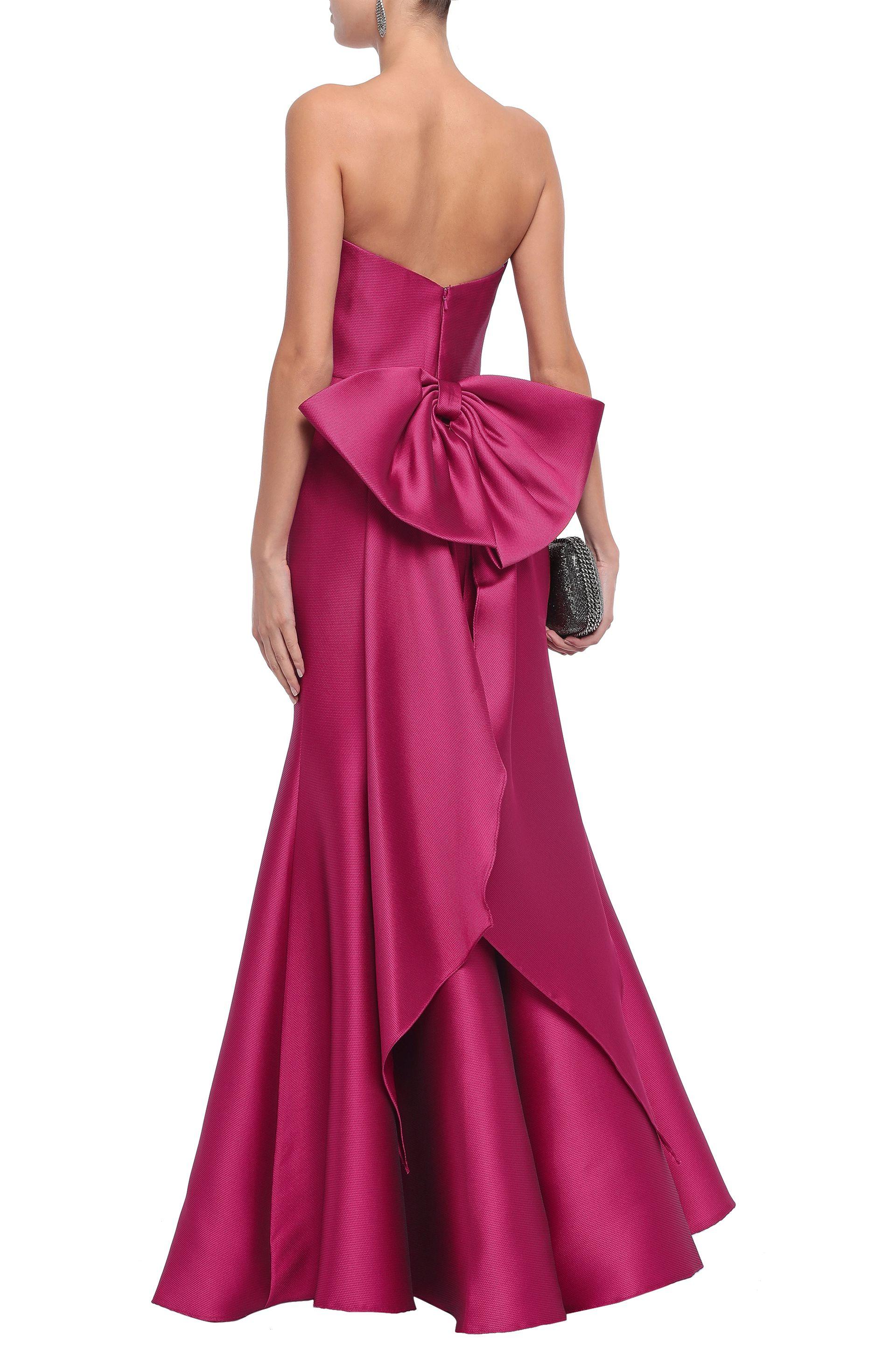 Marchesa fuchsia dress hot sale