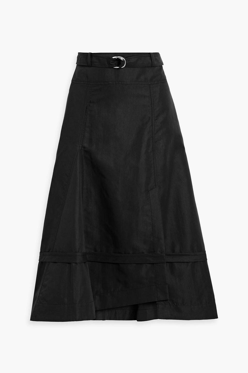3.1 PHILLIP LIM サテン ミディスカート プリーツ入り 3.1 PHILLIP LIM サテン ミディスカート プリーツ入り | THE