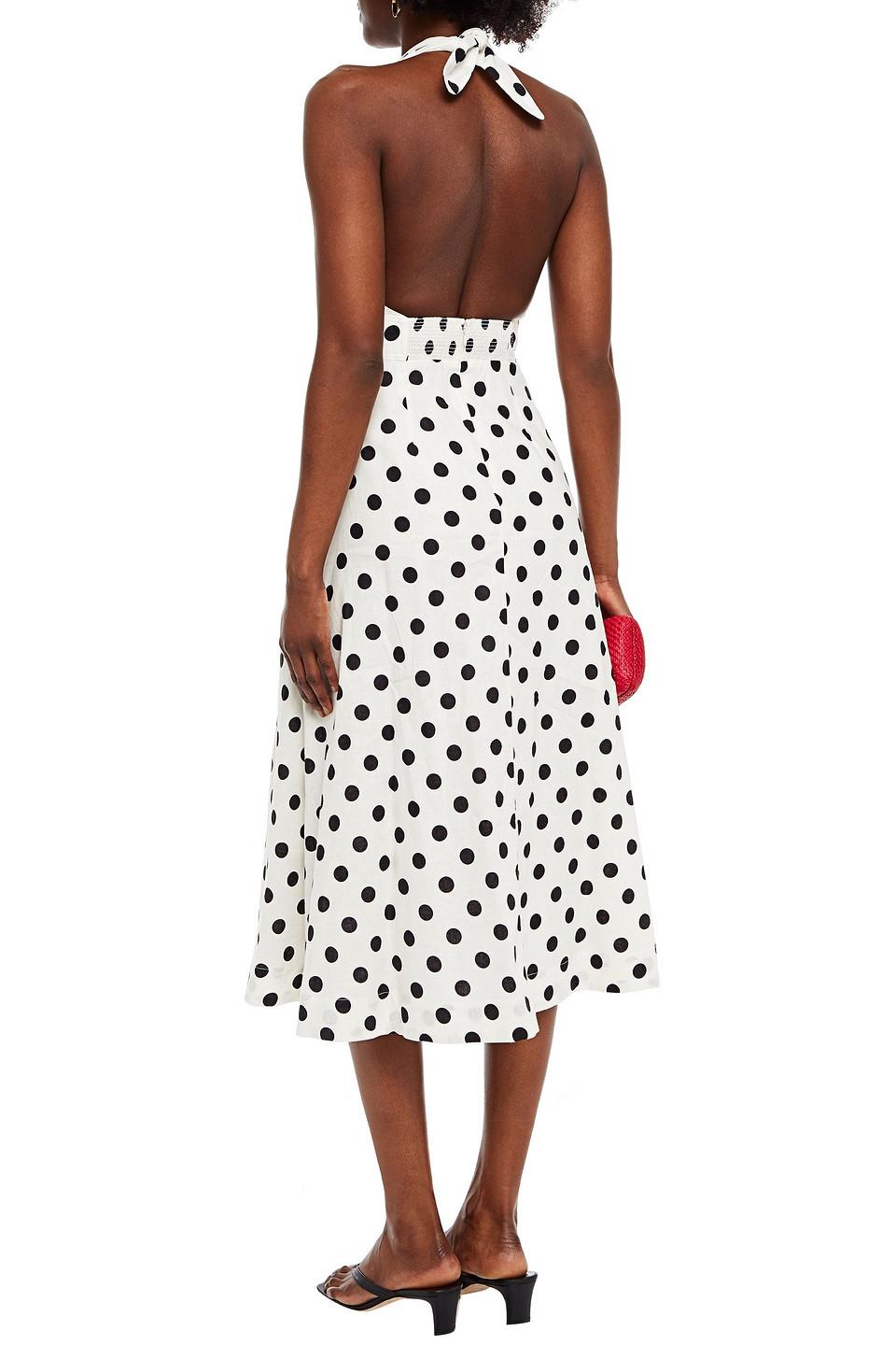 tibi halter dress Eco Poplin Halter Paneled Dress – Tibi Official main image 0