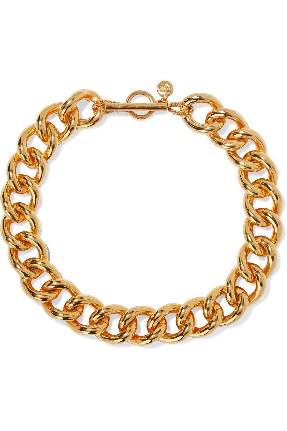 Ben-Amun 24-karat Gold-plated Necklace Gold in Metallic - Lyst