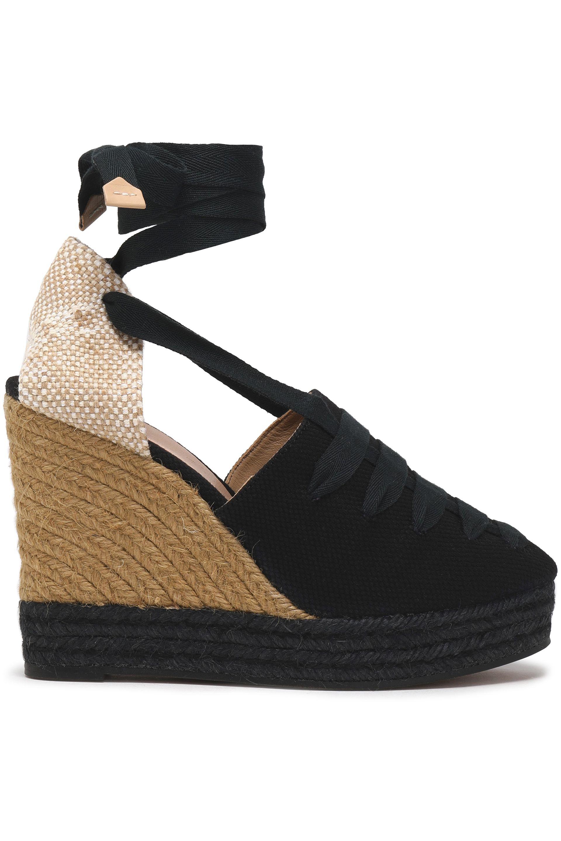 canvas wedges