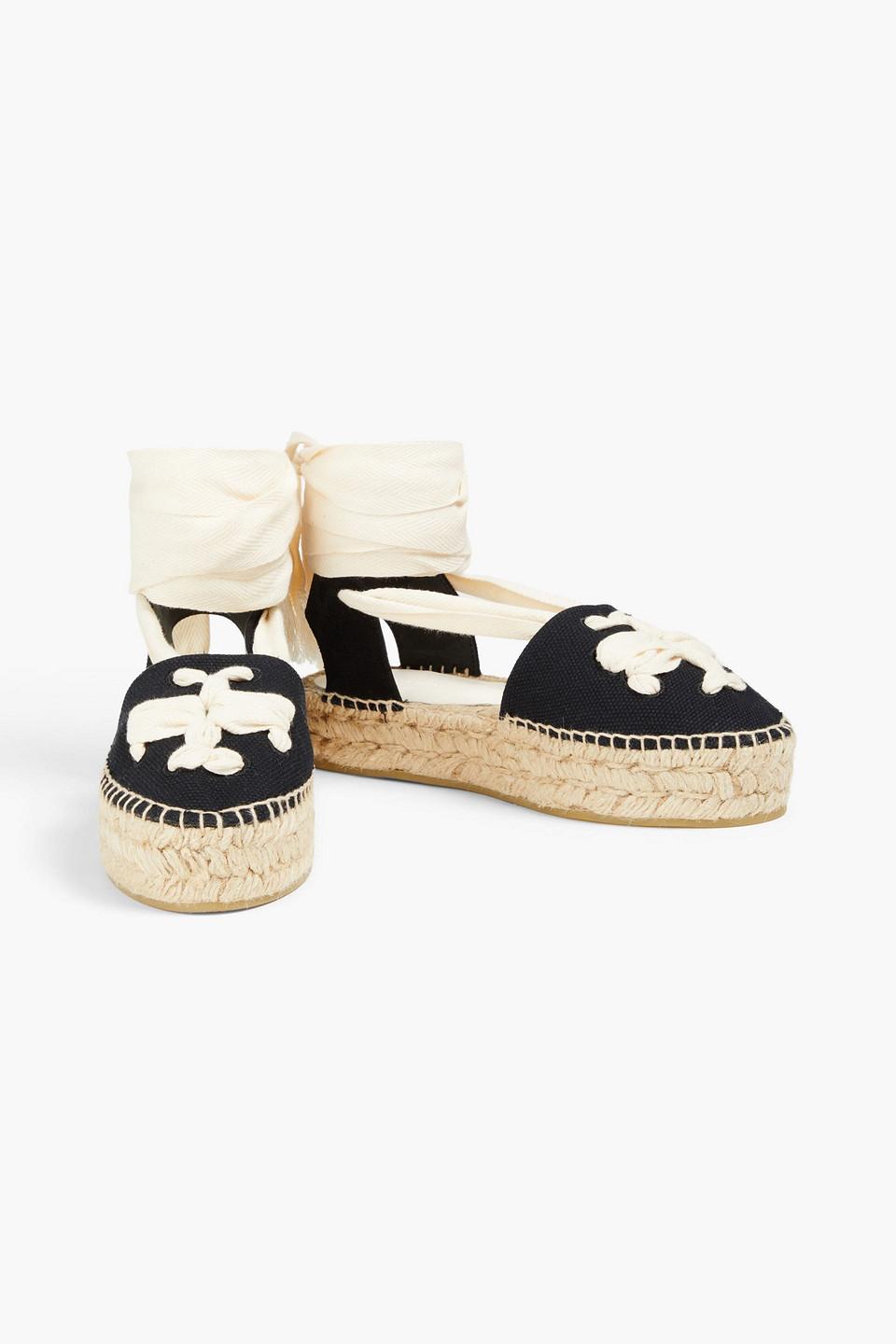 Tory burch hotsell espadrilles canvas