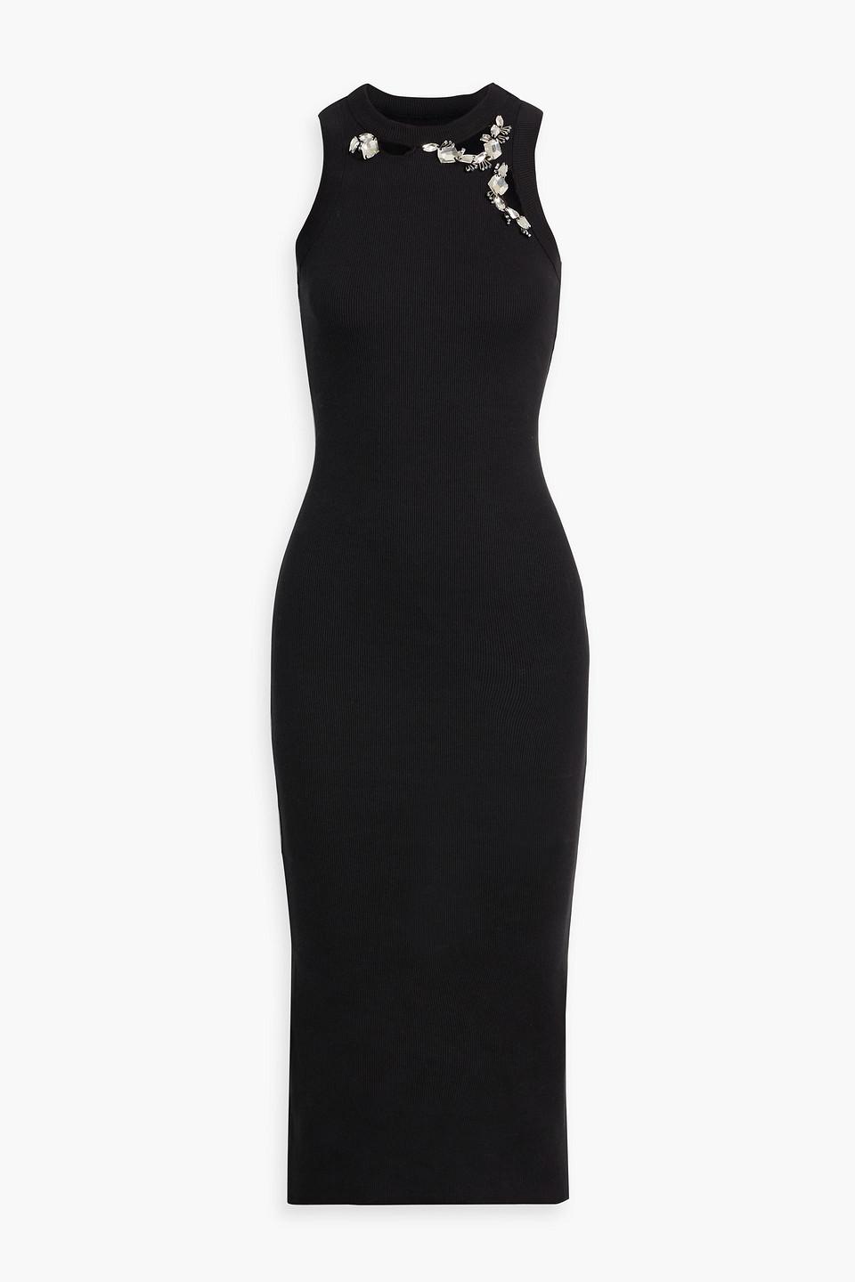 little black dress short sleeve Short Sleeve Knit Dress, Black