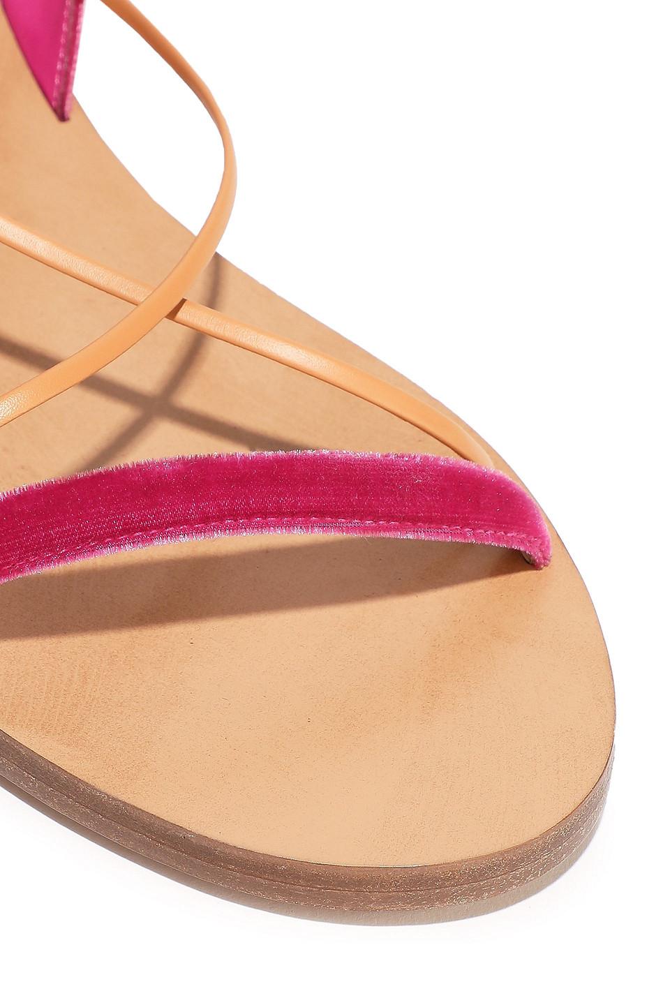 valentino garavani velvet sandals