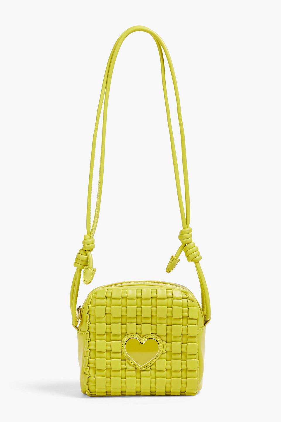 Moschino Yellow Bag Love Moschino Quilted Crossbody Bag