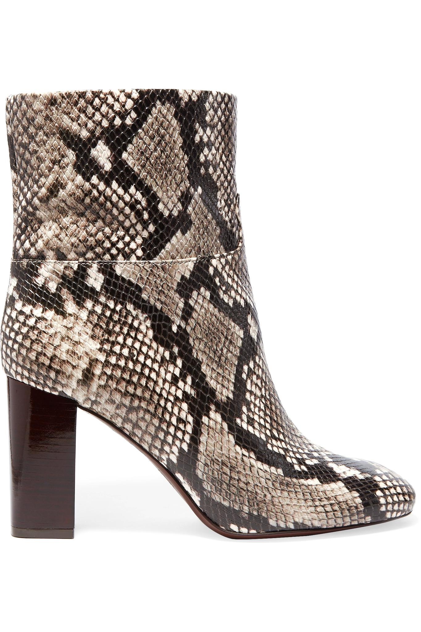 tory burch snakeskin boots