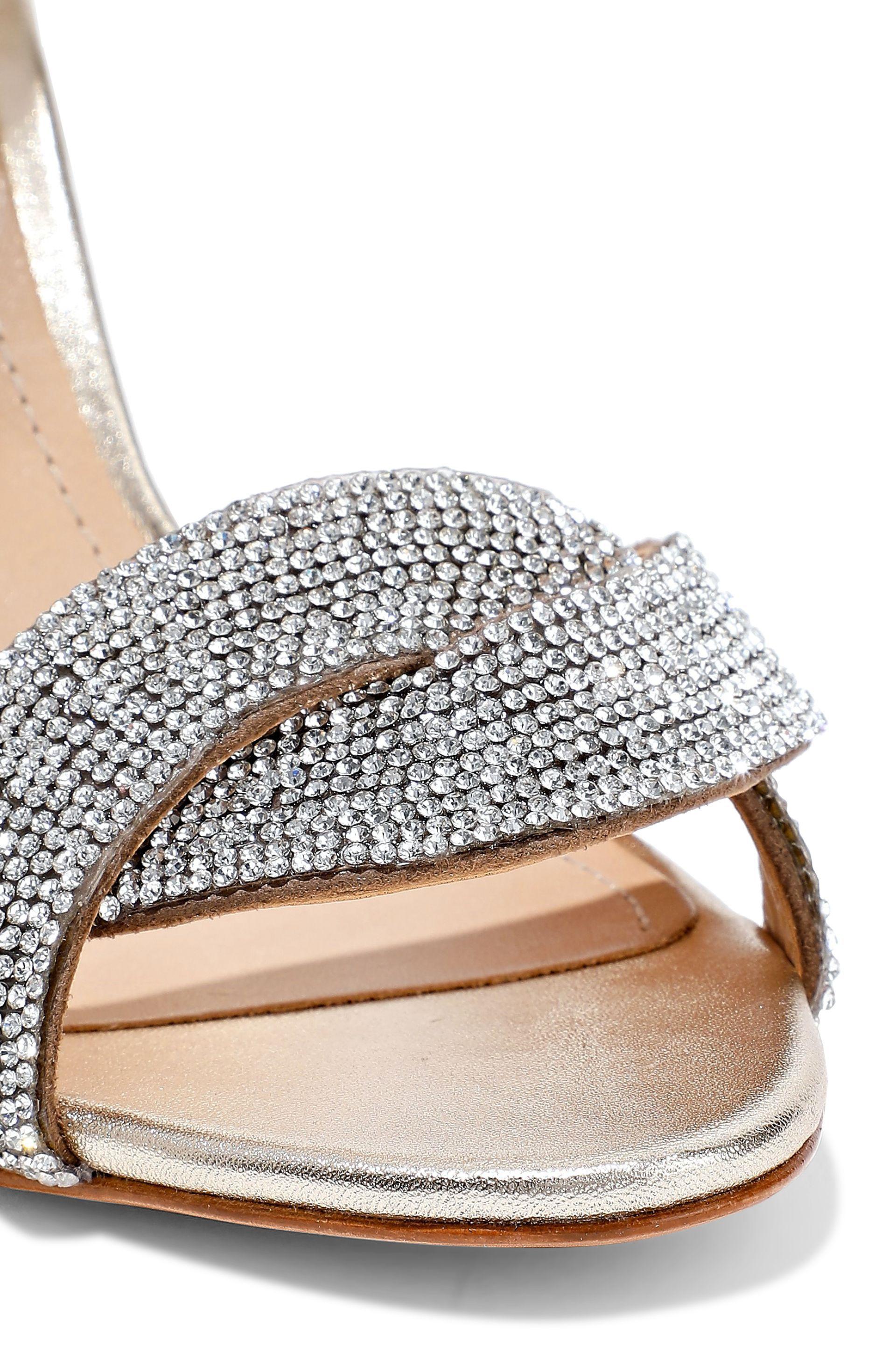 schutz embellished sandals