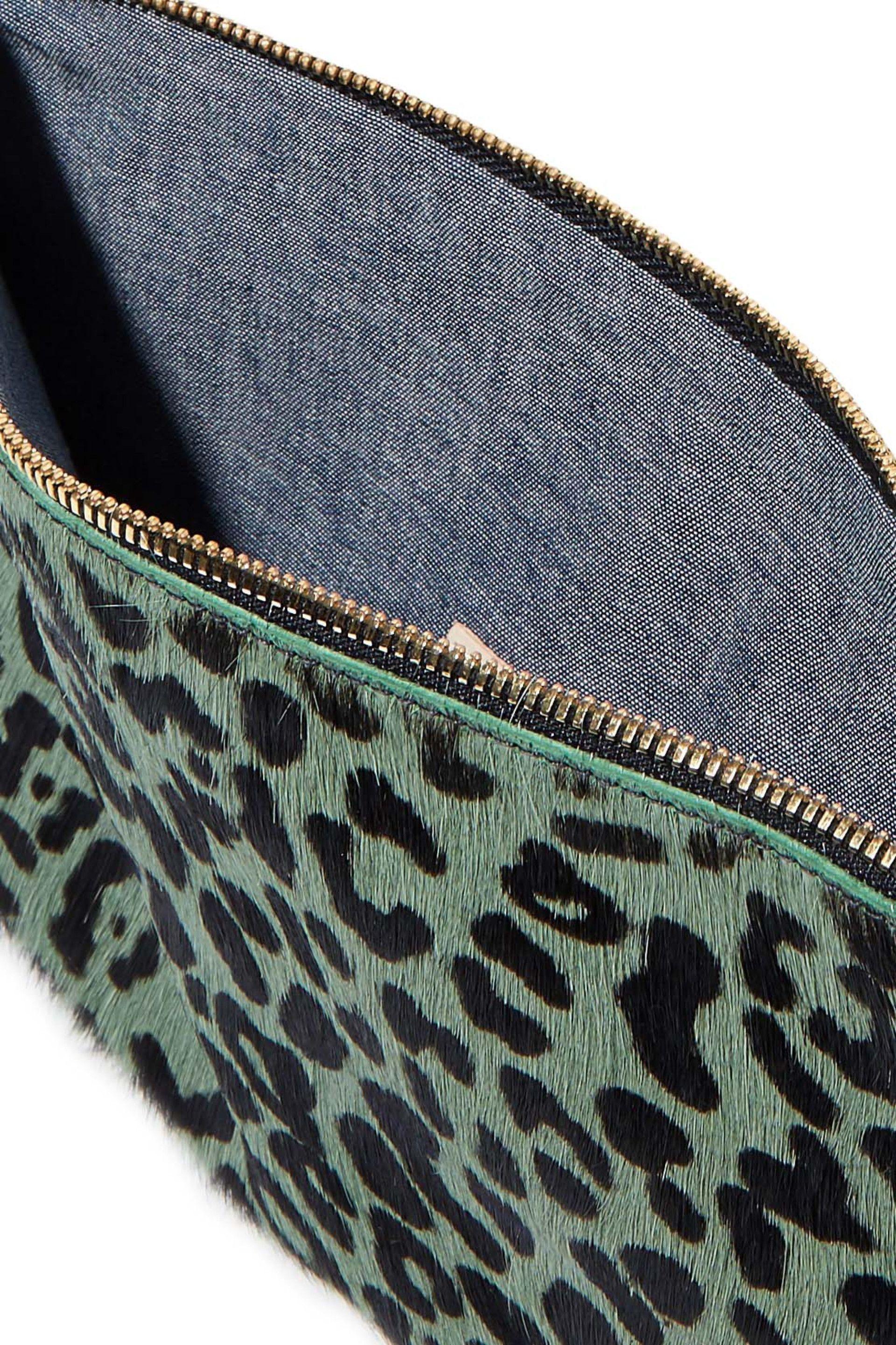 Clare V. Plaid Fold-over Woven Canvas Clutch Animal Print ...