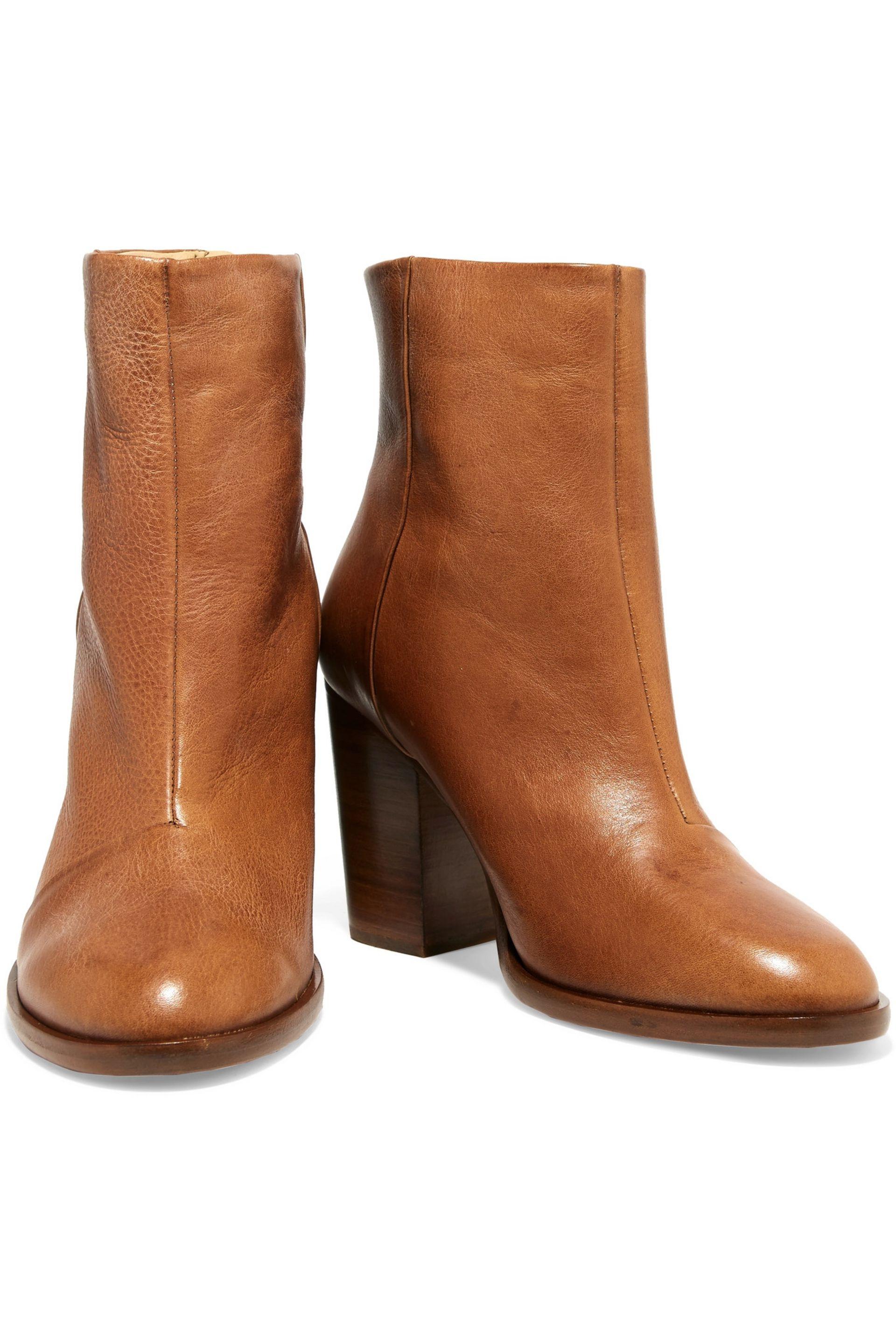 Rag & Bone Woman Ashby Leather Ankle Boots Tan in Brown Lyst