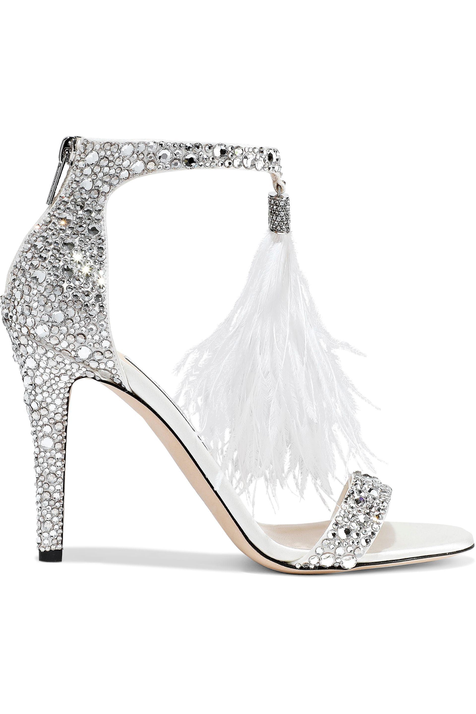 Jimmy Choo Suede Women's Viola Crystal 