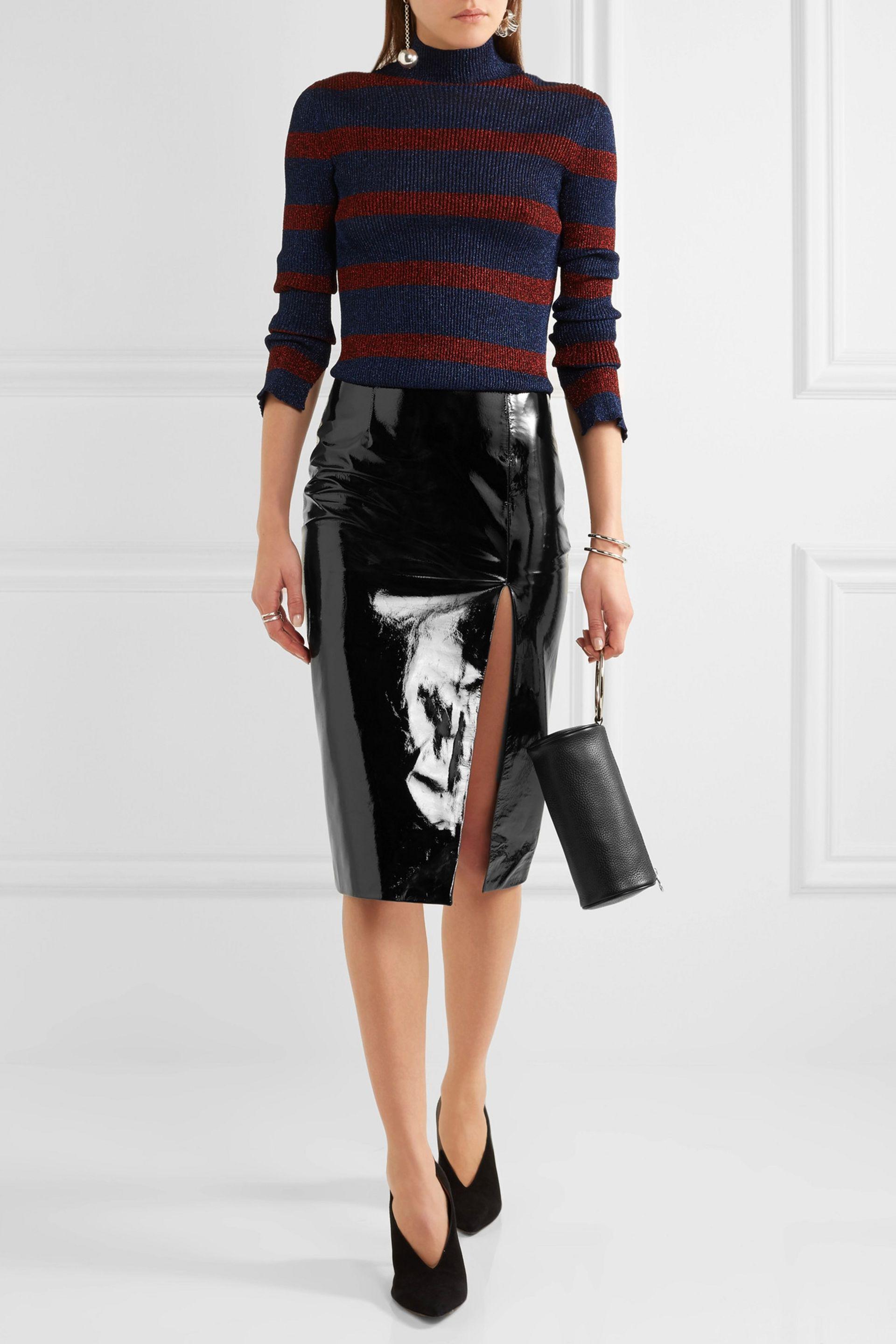 leather pencil skirt topshop
