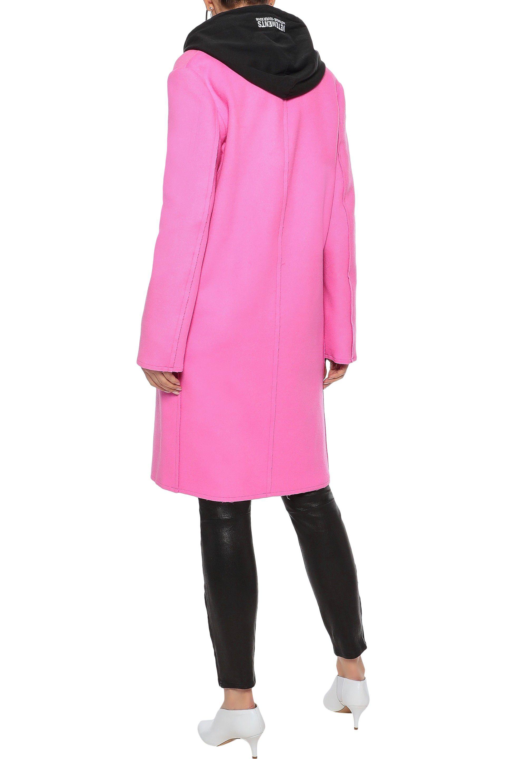 helmut lang pink coat