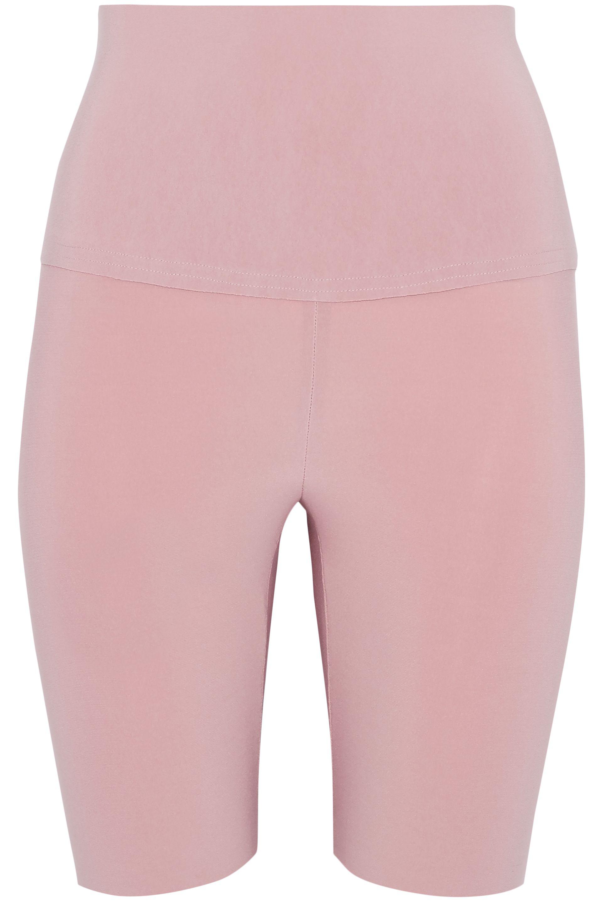 baby pink biker shorts