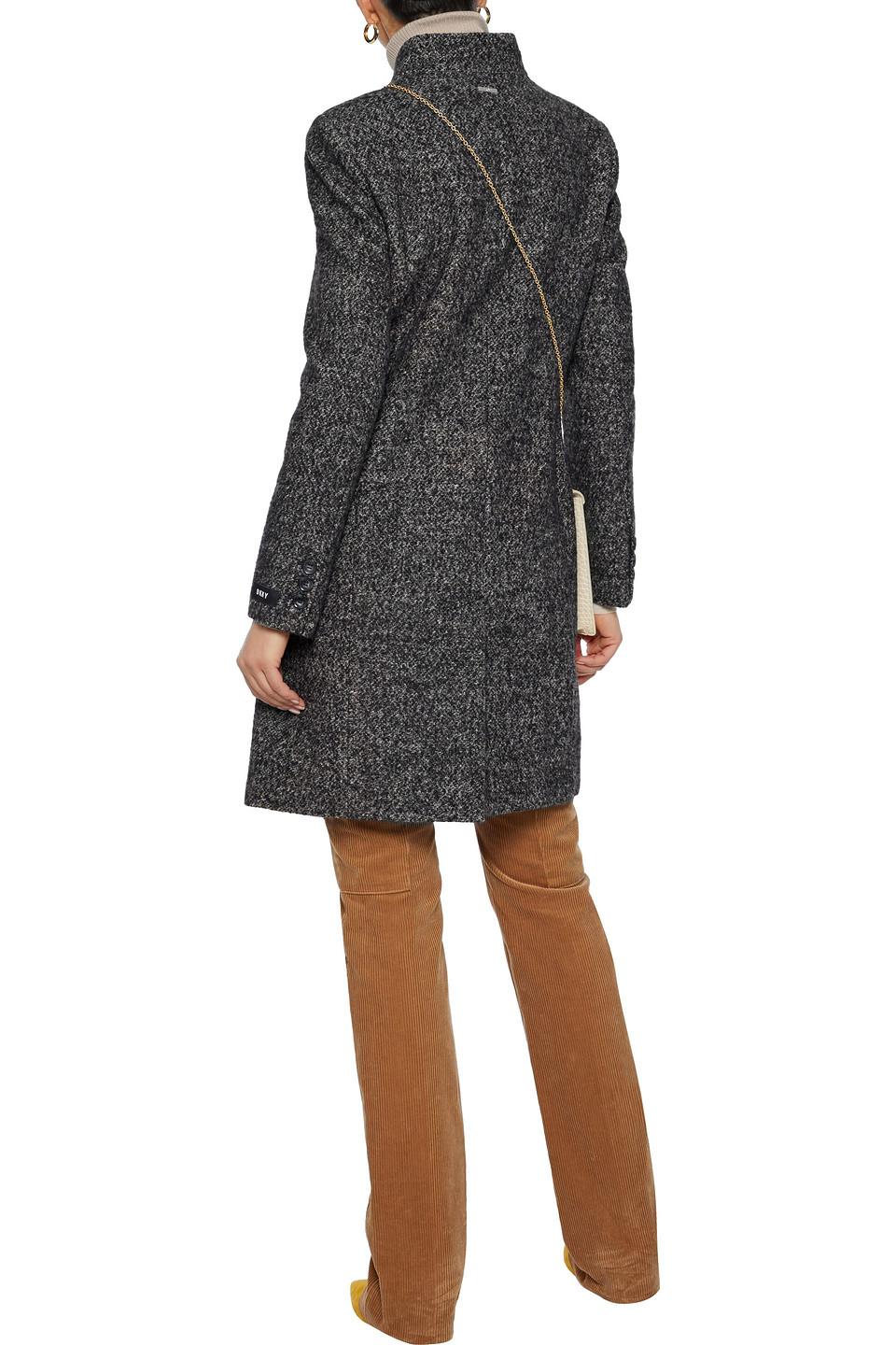 dkny tweed coat