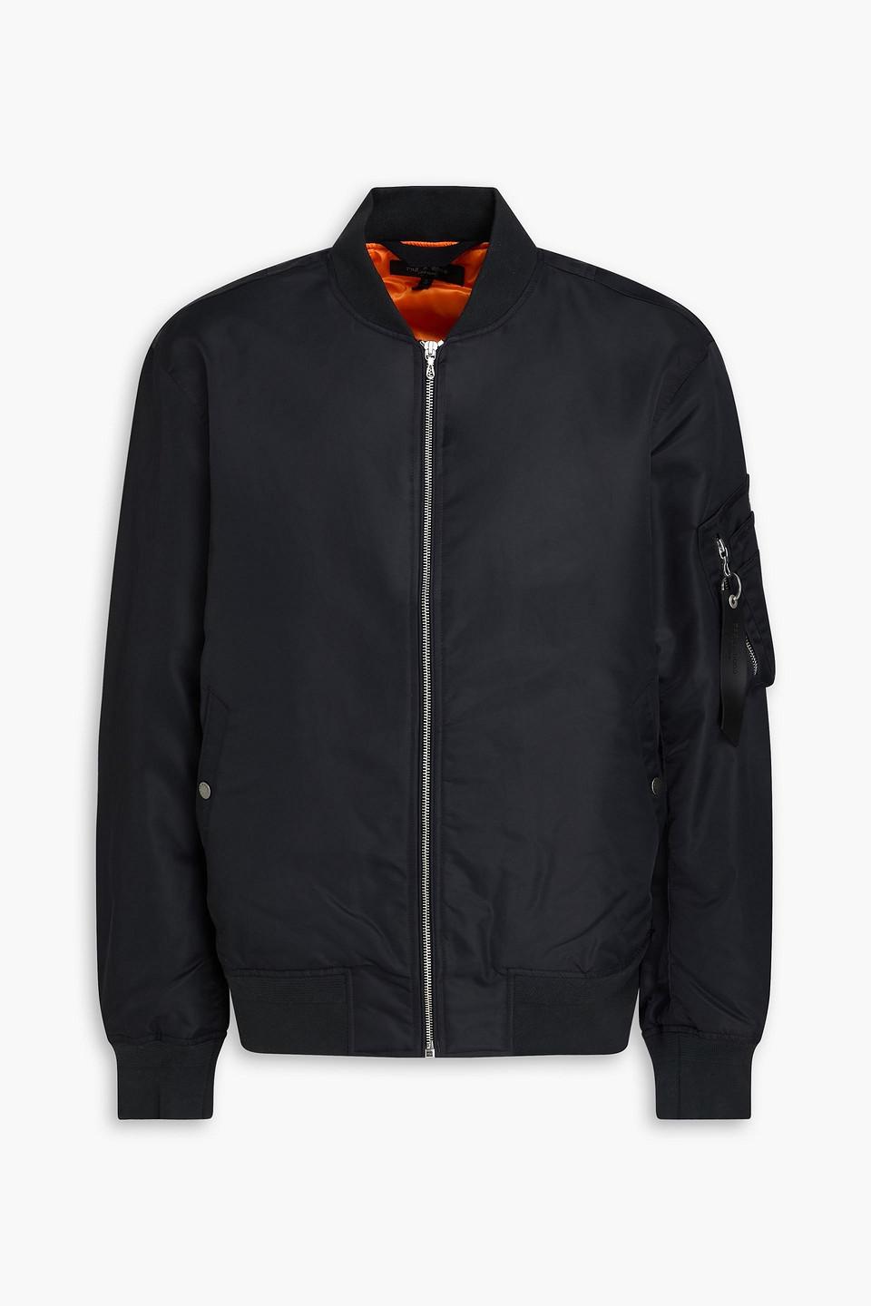 Rag Bone Manston Shell Bomber Jacket in Black for Men Lyst UK