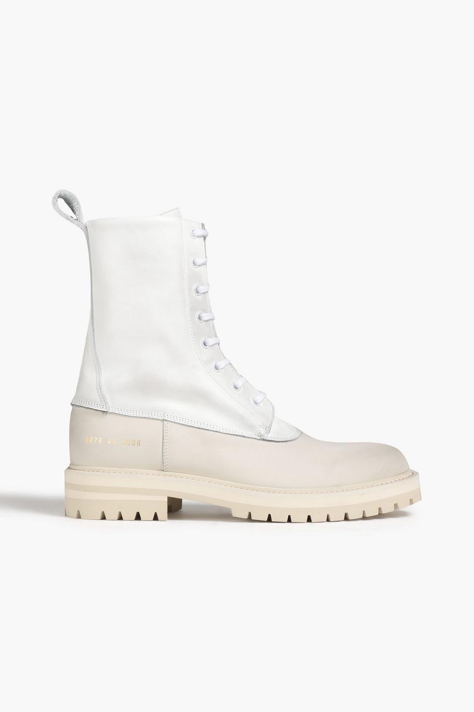 common projects white boots