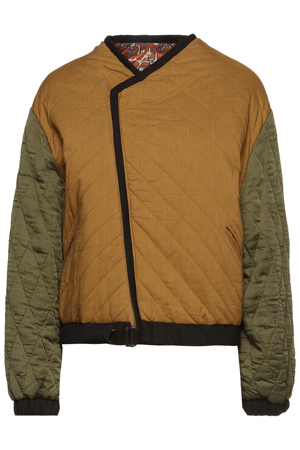 Étoile Isabel Marant Hanae Reversible Quilted Cotton Jacket in