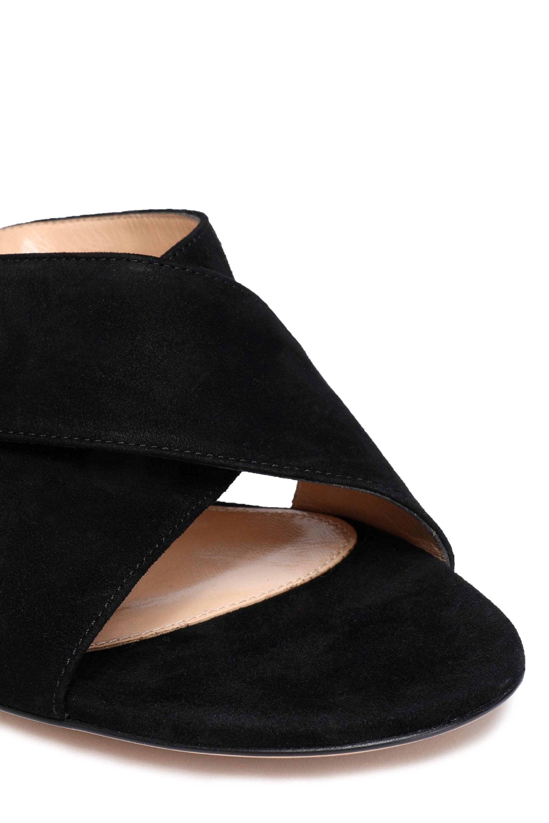 gianvito rossi suede sandals