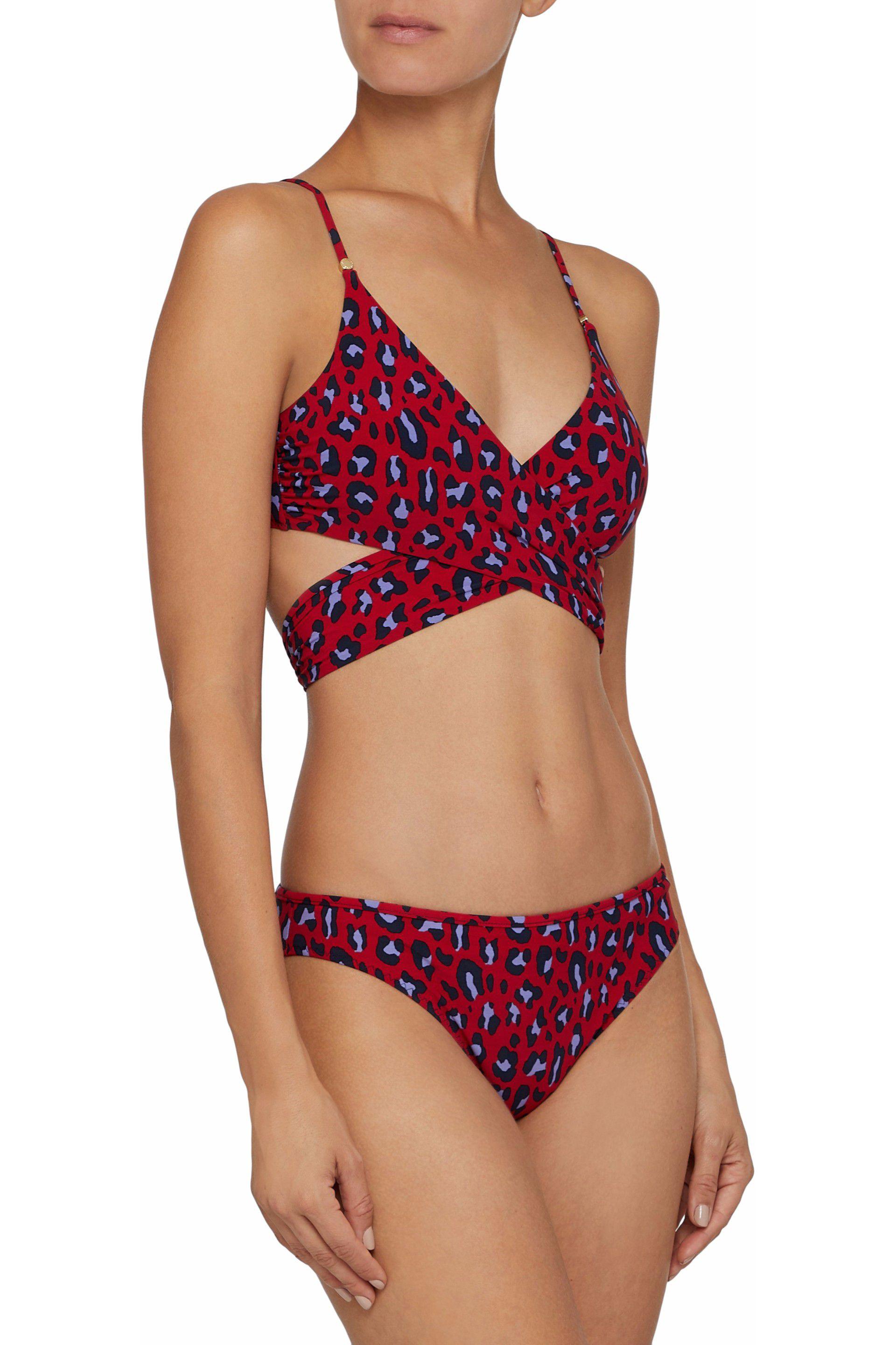 stella mccartney leopard bikini